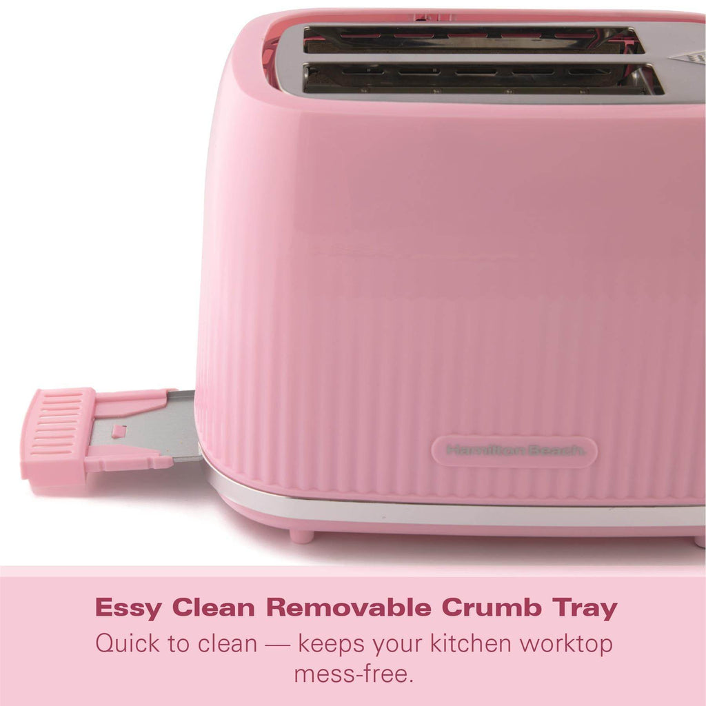 Hamilton Beach Miami 2 Slice Toaster Flamingo Pink - Hamilton Beach UK