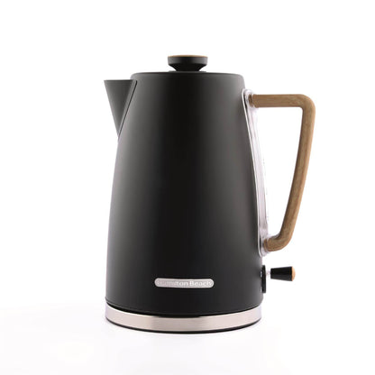Hamilton Beach Scandi 1.7L Kettle Matte Black with Wood Effect
