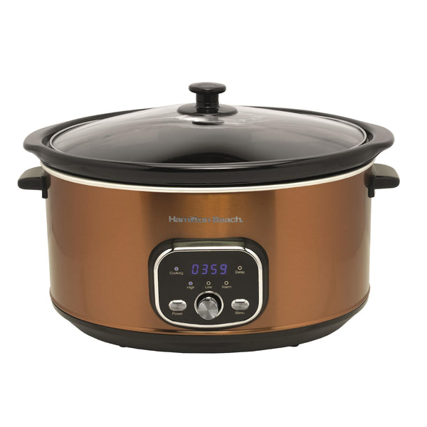 Hamilton Beach 6.5L Digital Slow Cooker - Copper
