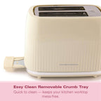 Hamilton Beach Miami 2 Slice Toaster Sand - Hamilton Beach UK