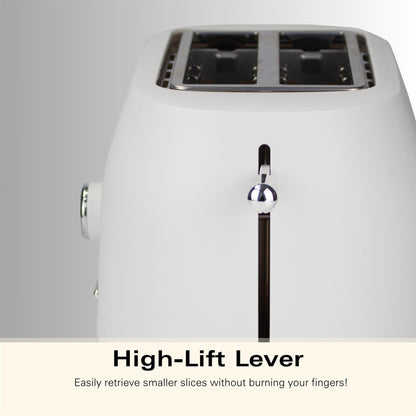 Hamilton Beach Ella 2 Slice Matte White Toaster