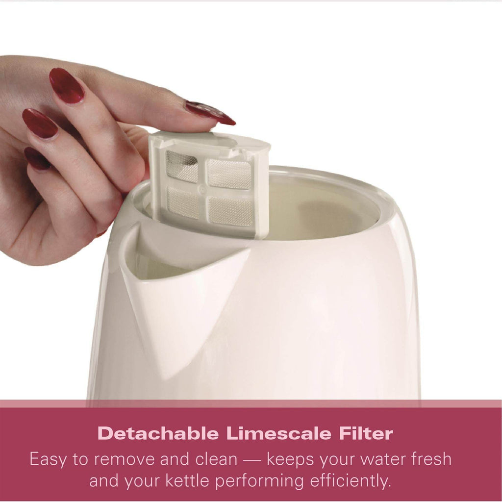 Hamilton Beach Miami 1.7L Kettle Sand - Hamilton Beach UK