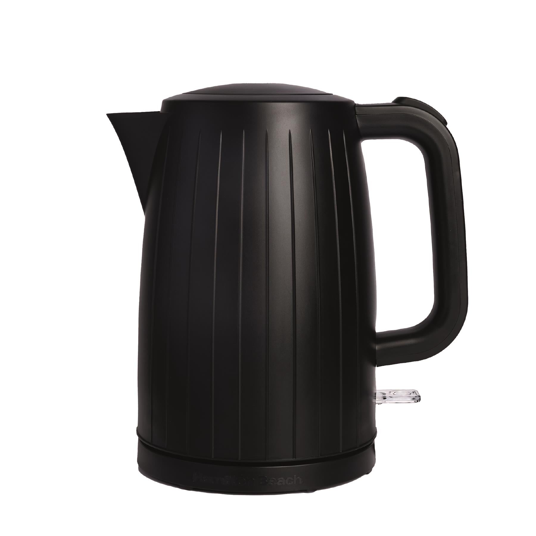 Hamilton Beach Stealth 1.7L Textured Kettle Matte Black