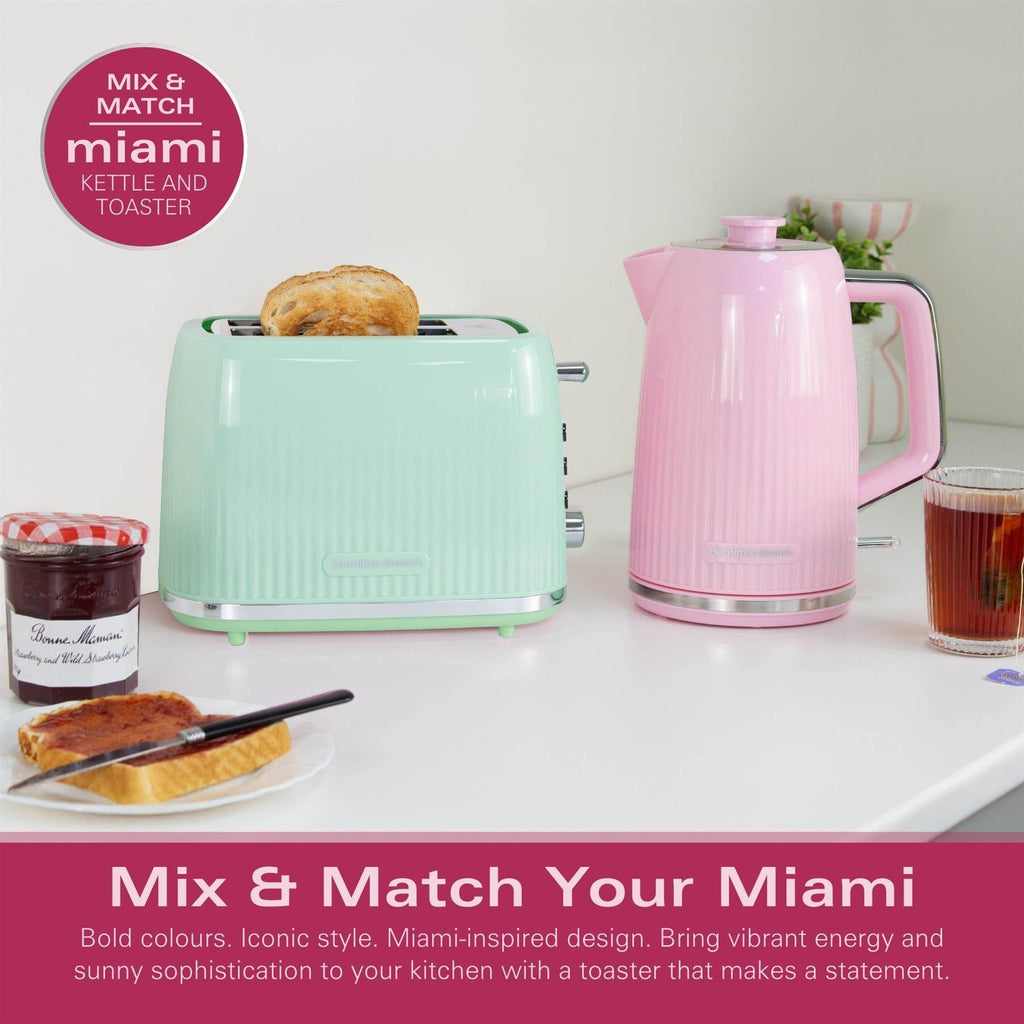 Hamilton Beach Miami 2 Slice Toaster - Mojito Mint - Hamilton Beach UK