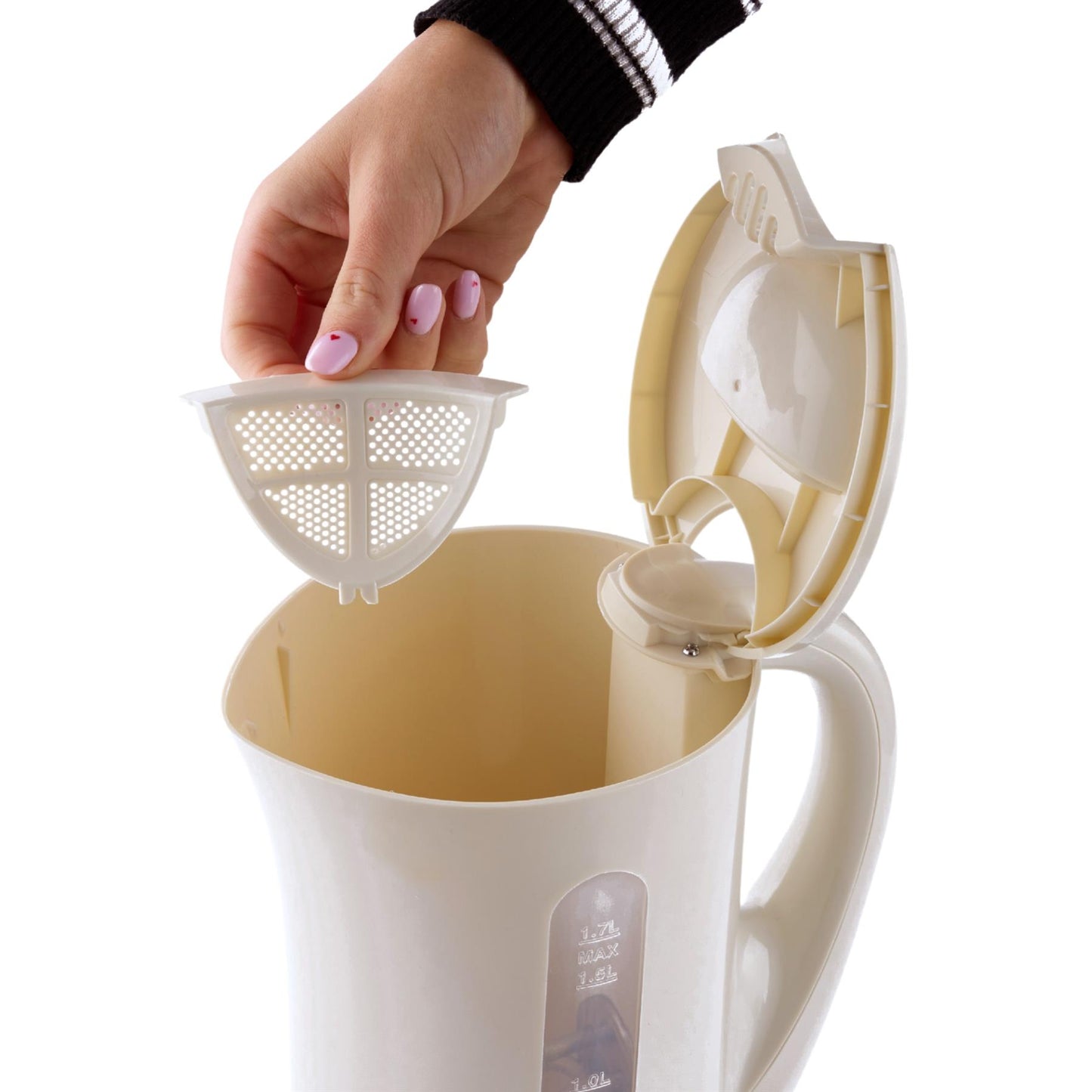 Hamilton Beach Essential Kettle & Toaster Set Cream