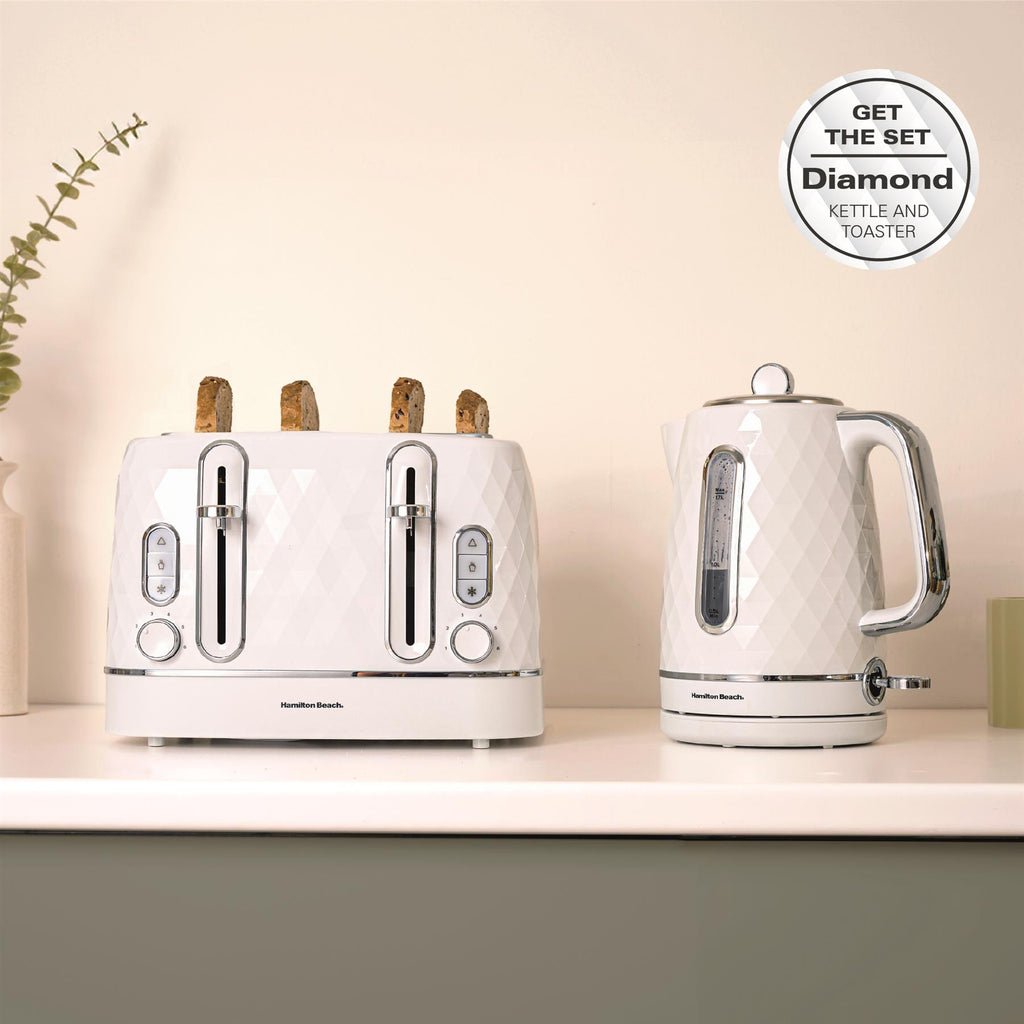 Hamilton Beach Diamond 1.7L Kettle White