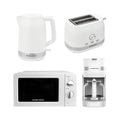 Hamilton Beach Ella Kettle, Toaster, Microwave & Coffee Machine Set - White - Hamilton Beach UK