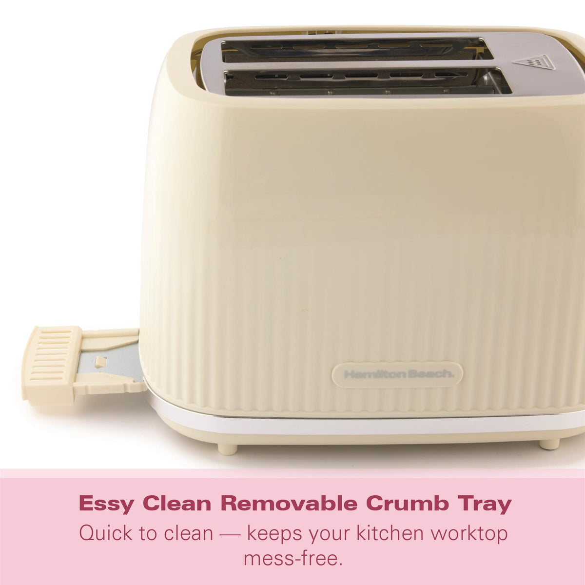 Hamilton Beach Miami 2 Slice Toaster Sand