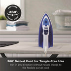 Hamilton Beach SteamMax 2200W Steam Iron - Blue & White - Hamilton Beach UK