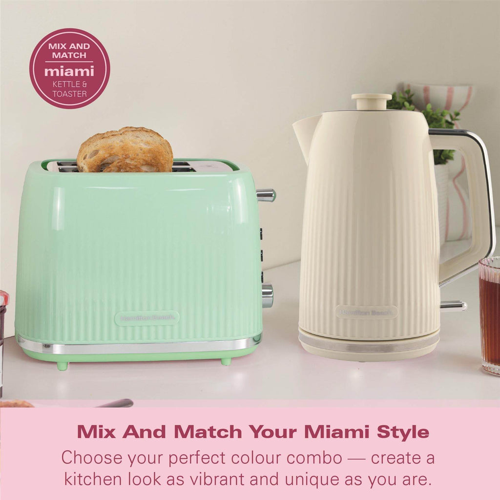 Hamilton Beach Miami 1.7L Kettle Sand - Hamilton Beach UK