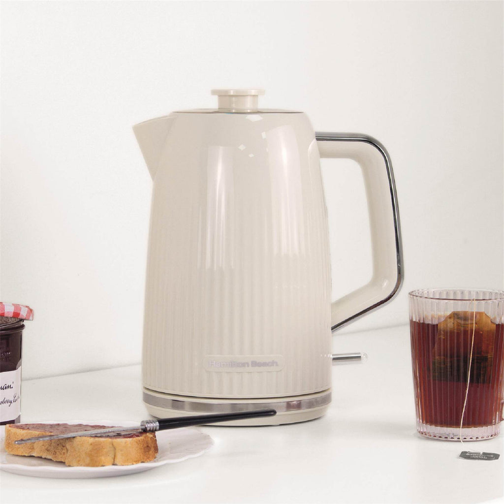 Hamilton Beach Miami 1.7L Kettle Sand - Hamilton Beach UK
