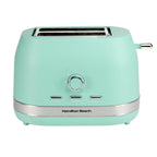 Hamilton Beach Ella 2 Slice Toaster - Matte Mint - Hamilton Beach UK
