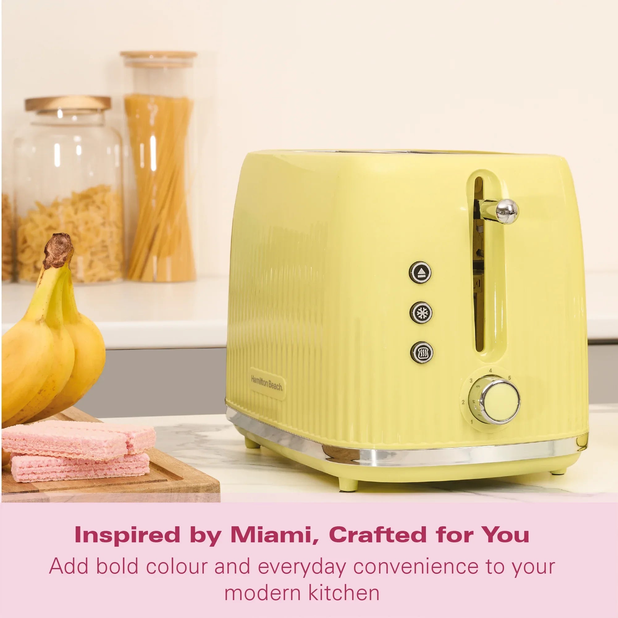 Hamilton Beach Miami 2 Slice Toaster Banana Split - Hamilton Beach UK