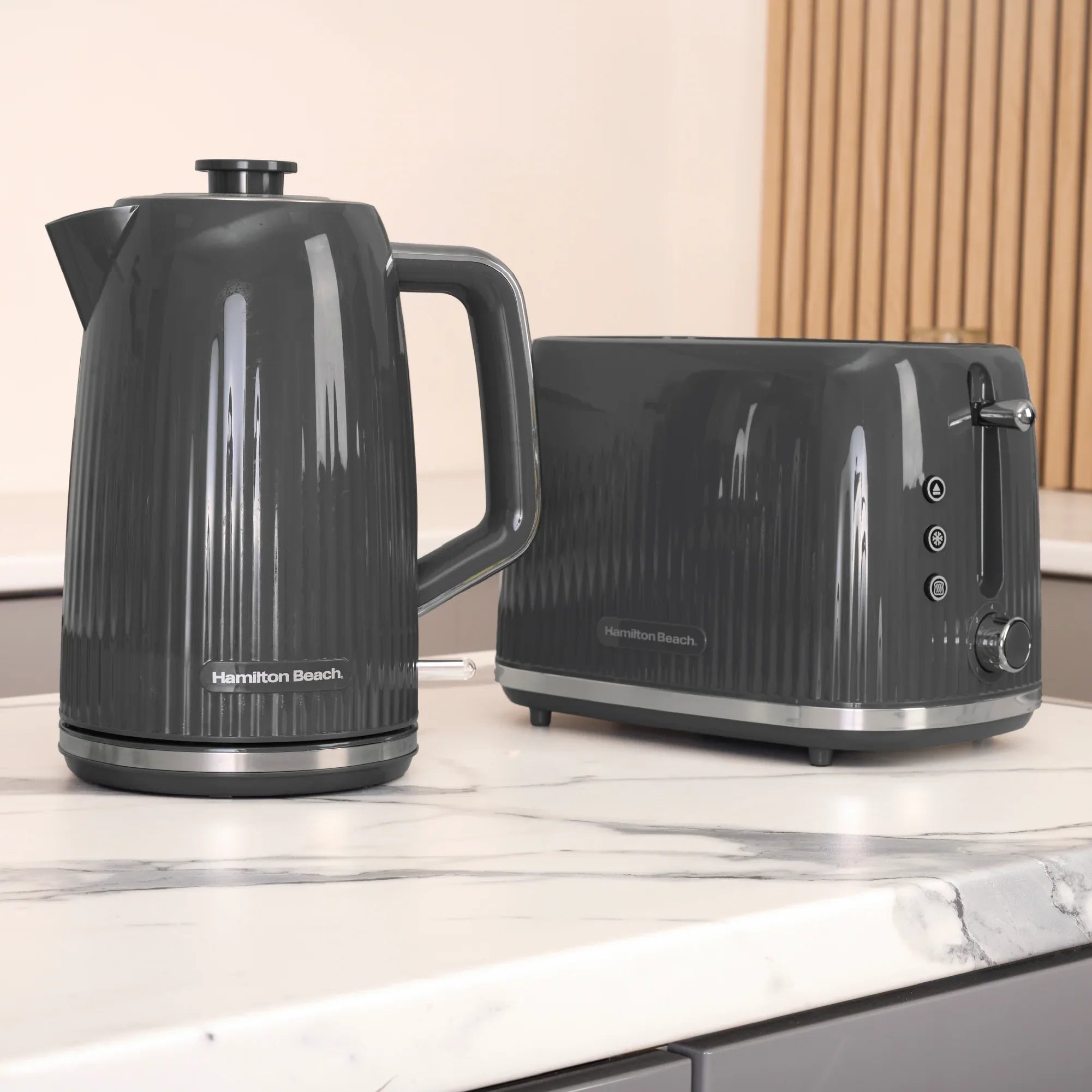 Hamilton Beach Miami 2 Slice Toaster Charcoal Grey - Hamilton Beach UK