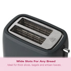 Hamilton Beach Miami 2 Slice Toaster Charcoal Grey - Hamilton Beach UK