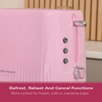 Hamilton Beach Miami 2 Slice Toaster Flamingo Pink - Hamilton Beach UK