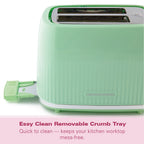 Hamilton Beach Miami 2 Slice Toaster Mojito Mint - Hamilton Beach UK