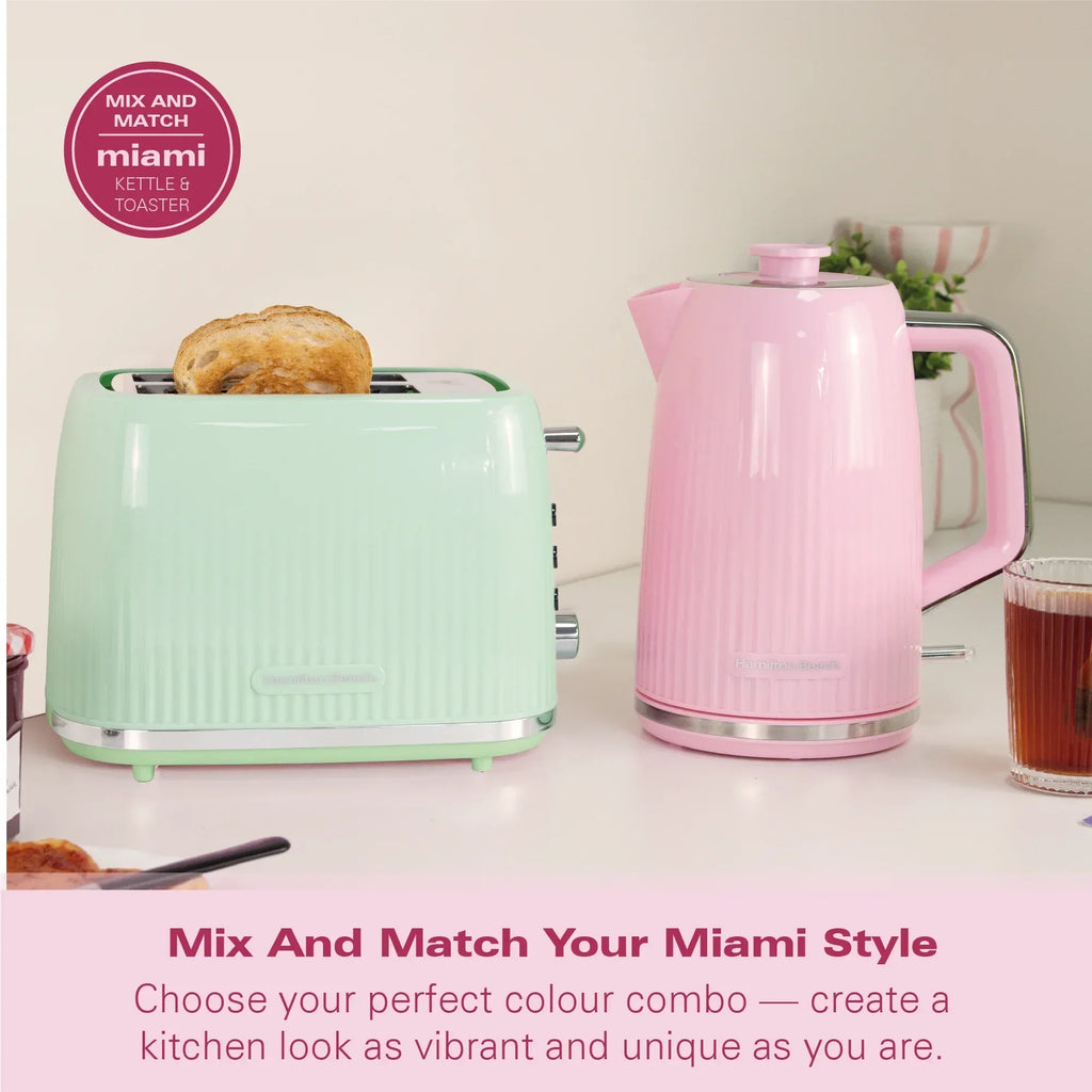 Hamilton Beach Miami 2 Slice Toaster Mojito Mint - Hamilton Beach UK