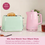 Hamilton Beach Miami 2 Slice Toaster Mojito Mint - Hamilton Beach UK