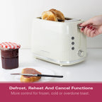 Hamilton Beach Miami 2 Slice Toaster Sand - Hamilton Beach UK