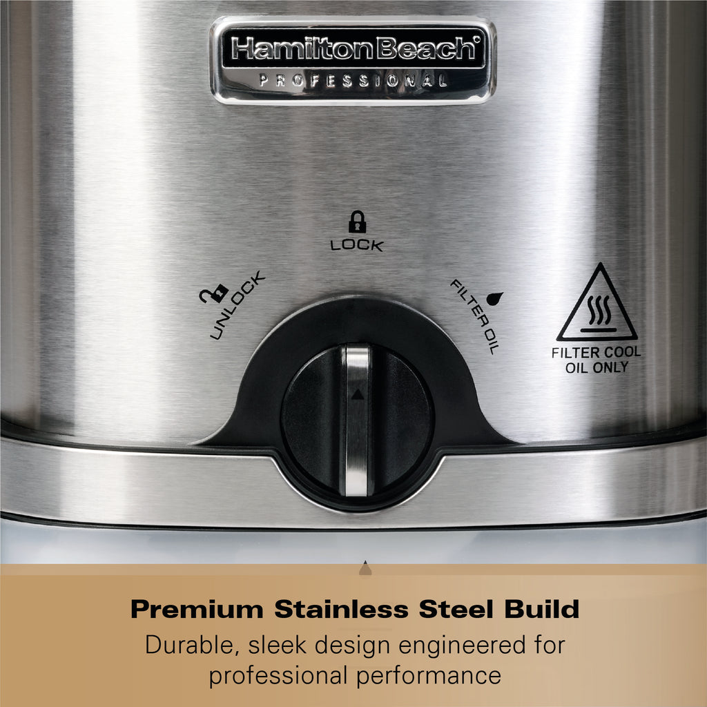 Hamilton Beach Professional PureFry 3L Deep Fat Fryer