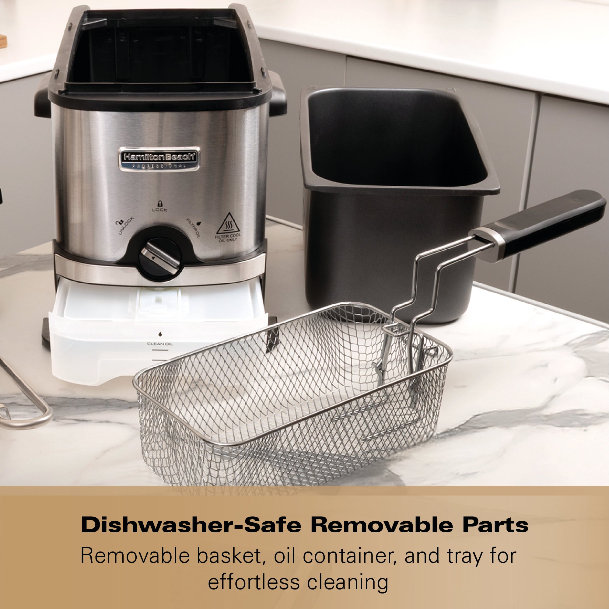 Hamilton Beach Professional PureFry 3L Deep Fat Fryer