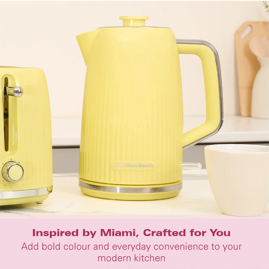 Hamilton Beach Miami 1.7L Kettle Banana Split - Hamilton Beach UK