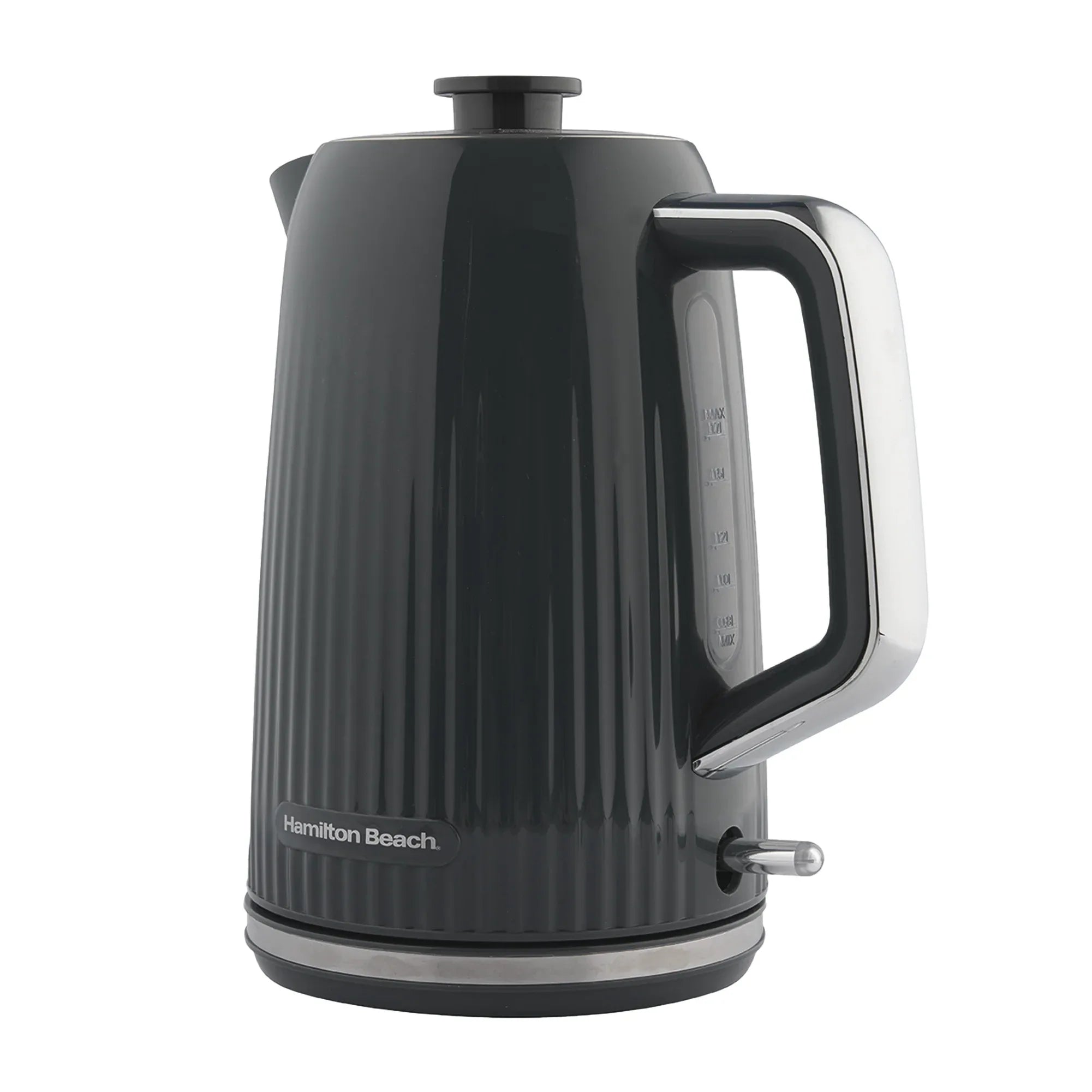 Hamilton Beach Miami 1.7L Kettle Charcoal Grey - Hamilton Beach UK