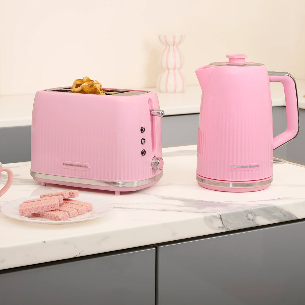 Hamilton Beach Miami 1.7L Kettle Flamingo Pink - Hamilton Beach UK