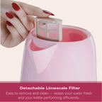 Hamilton Beach Miami 1.7L Kettle Flamingo Pink - Hamilton Beach UK