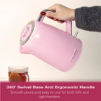 Hamilton Beach Miami 1.7L Kettle Flamingo Pink - Hamilton Beach UK