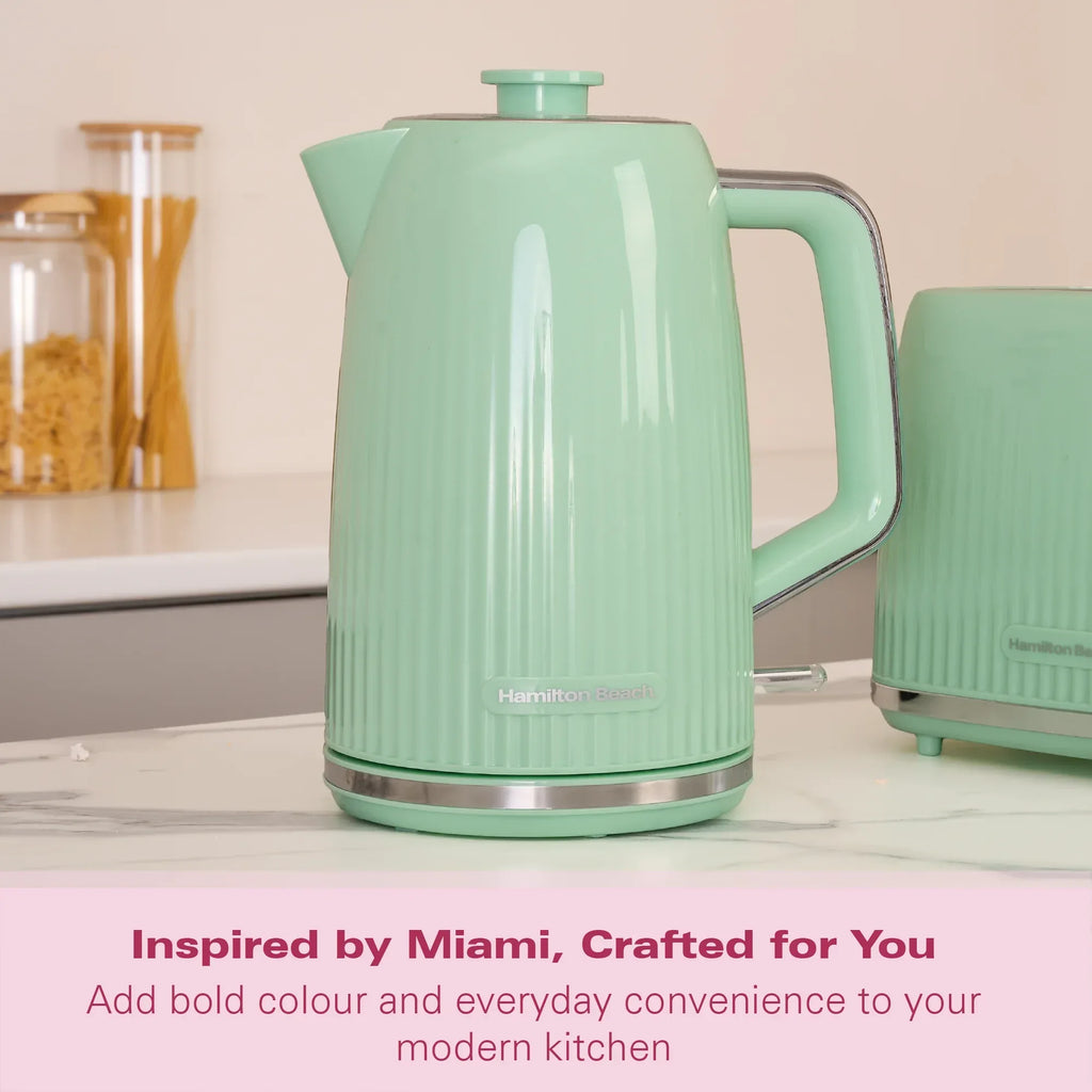 Hamilton Beach Miami 1.7L Kettle Mojito Mint - Hamilton Beach UK