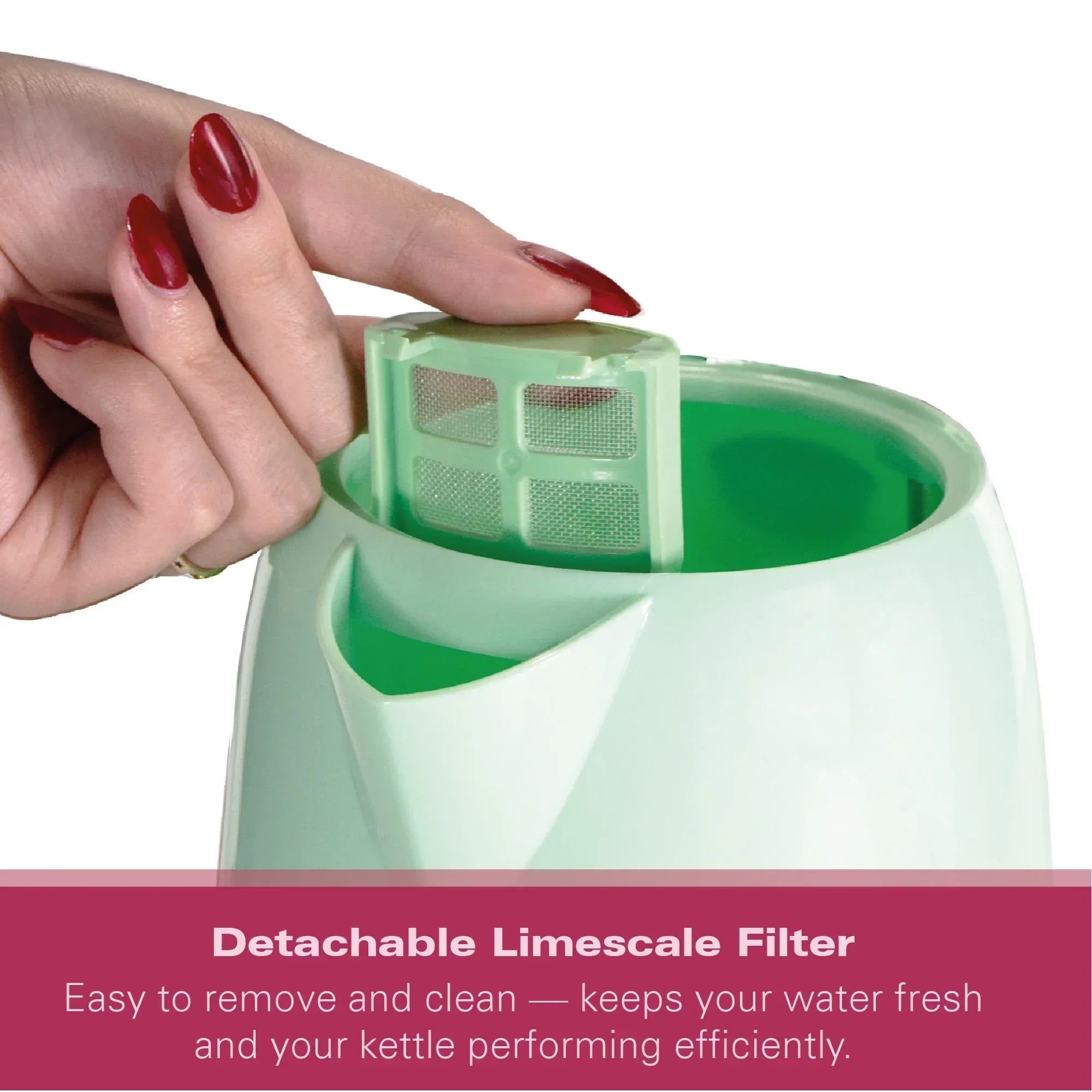 Hamilton Beach Miami 1.7L Kettle Mojito Mint - Hamilton Beach UK