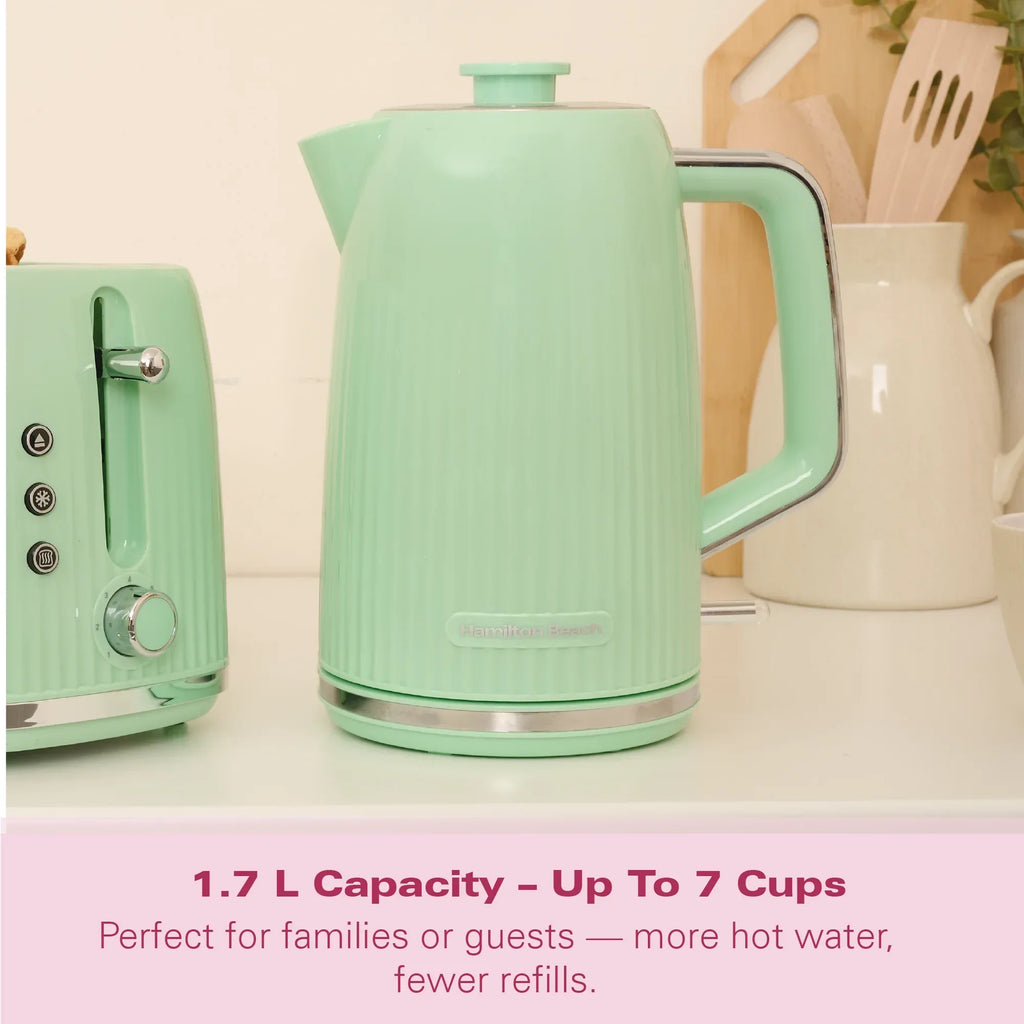 Hamilton Beach Miami 1.7L Kettle Mojito Mint - Hamilton Beach UK