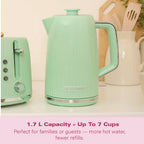 Hamilton Beach Miami 1.7L Kettle Mojito Mint - Hamilton Beach UK