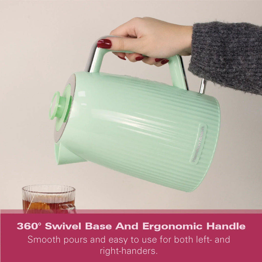 Hamilton Beach Miami 1.7L Kettle Mojito Mint - Hamilton Beach UK