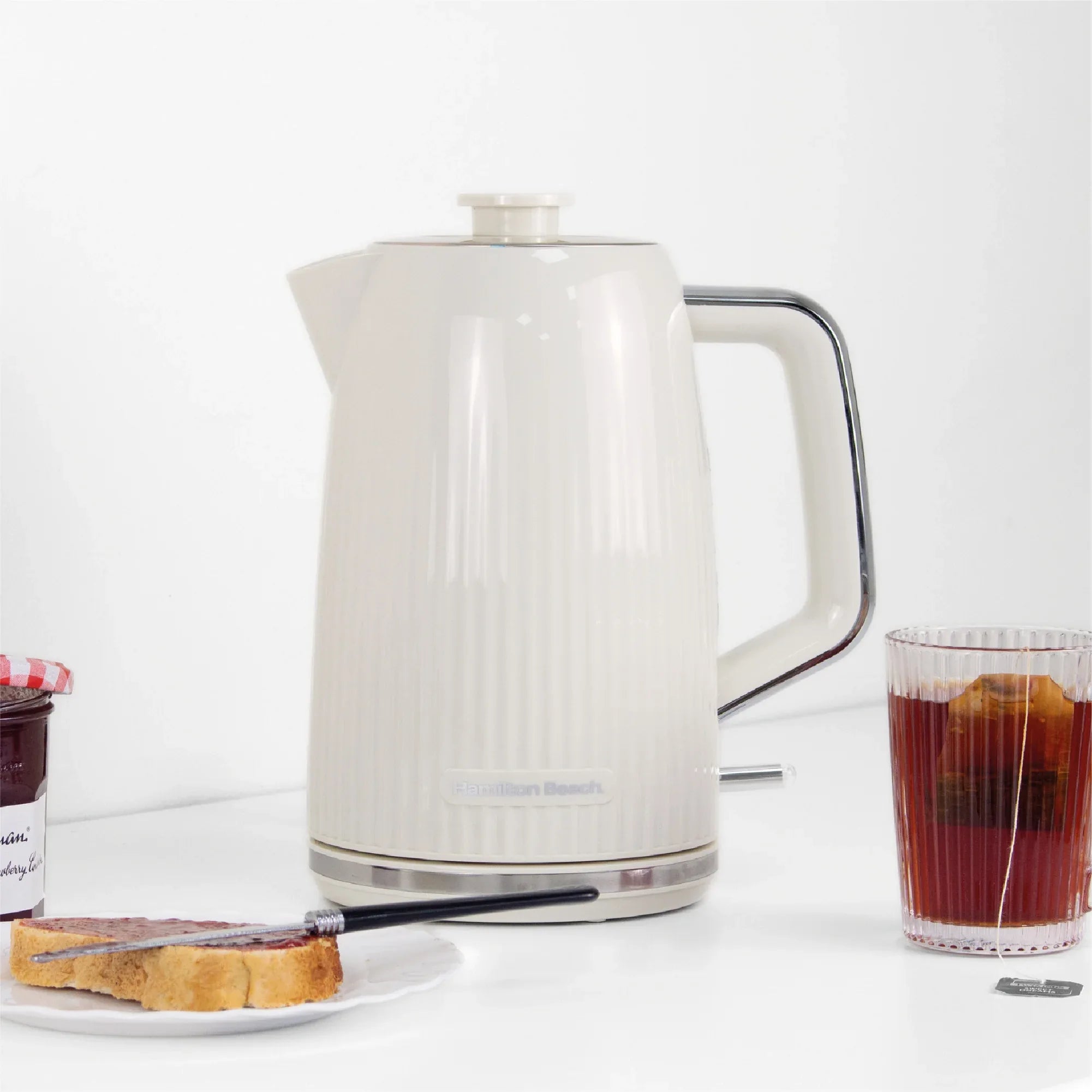 Hamilton Beach Miami 1.7L Kettle Sand - Hamilton Beach UK