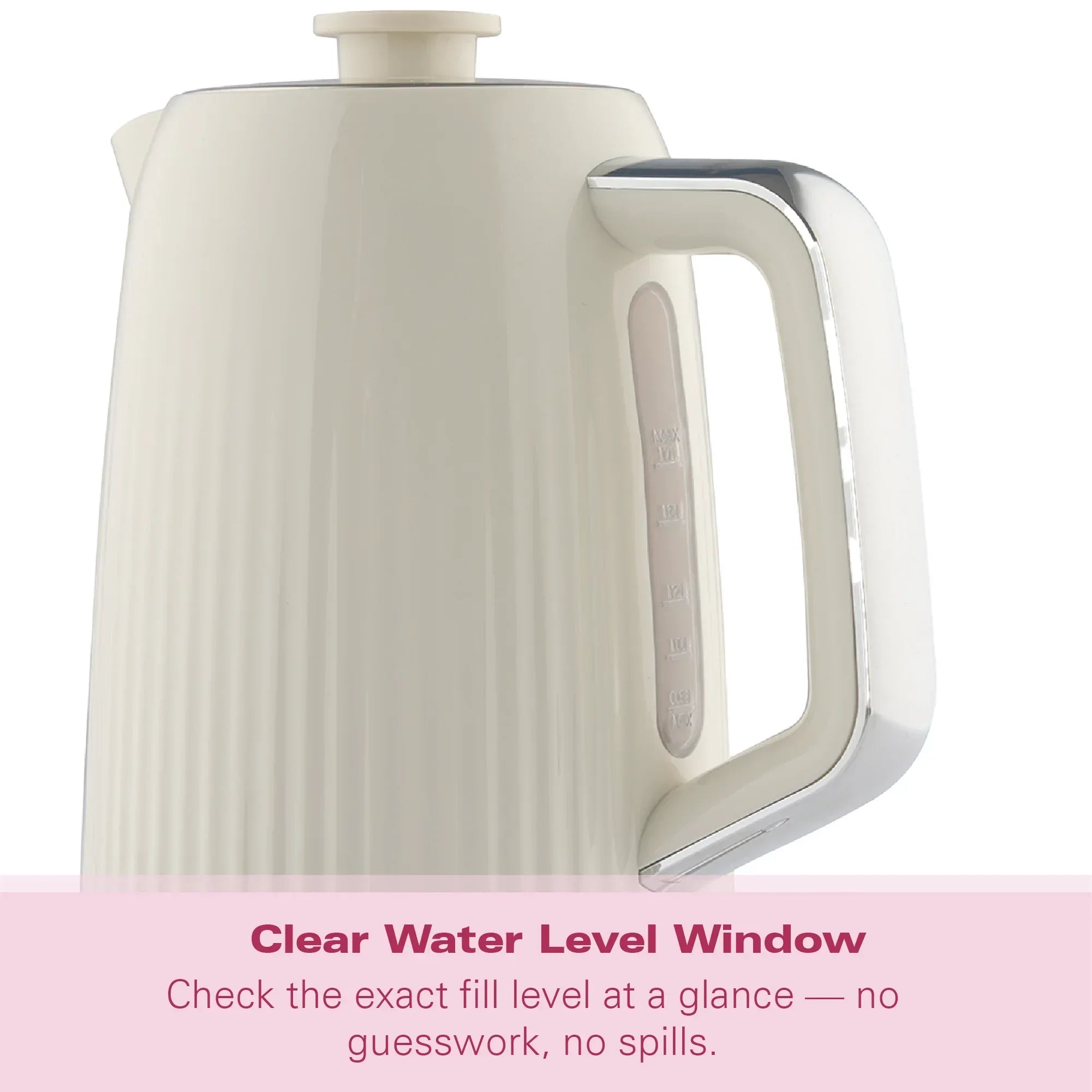 Hamilton Beach Miami 1.7L Kettle Sand - Hamilton Beach UK