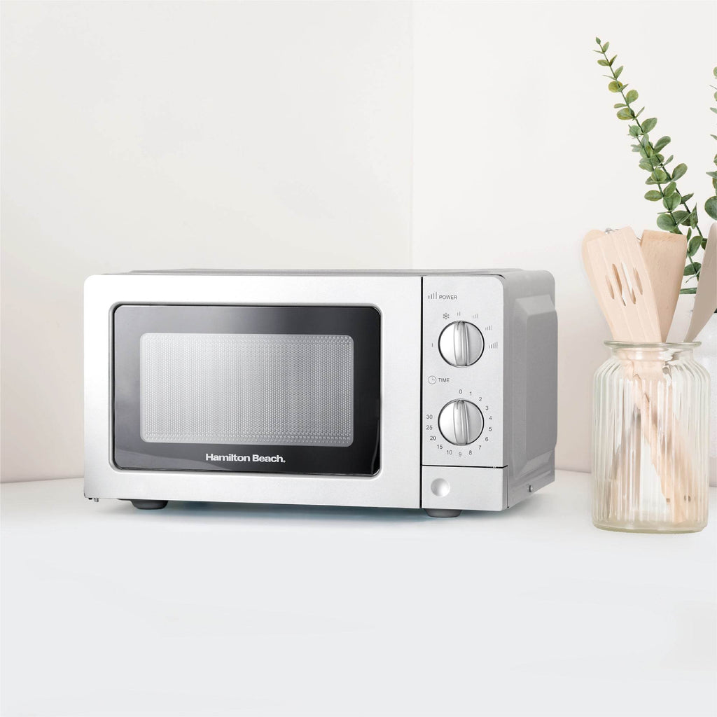 Hamilton Beach 20L Standard Microwave - Silver - Hamilton Beach UK