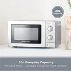 Hamilton Beach 20L Standard Microwave - Silver - Hamilton Beach UK