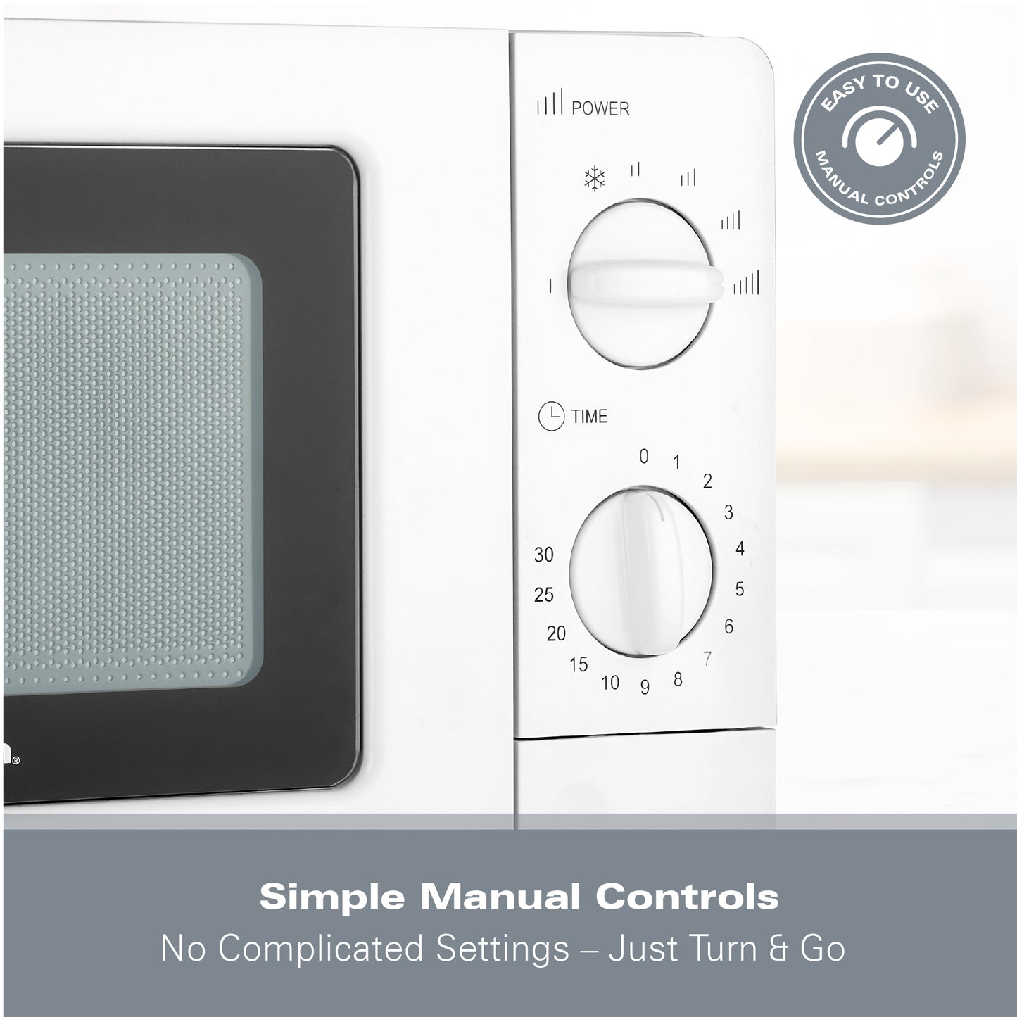 Hamilton Beach 20L Standard White Microwave