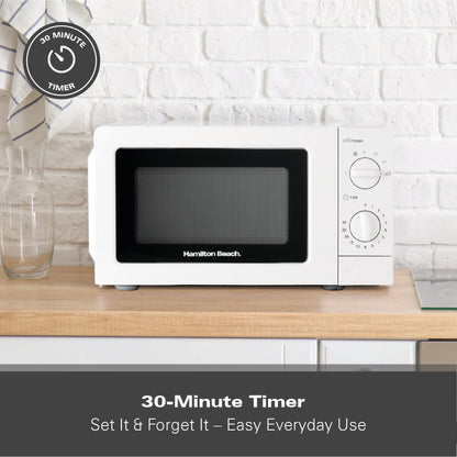 Hamilton Beach 20L Standard White Microwave