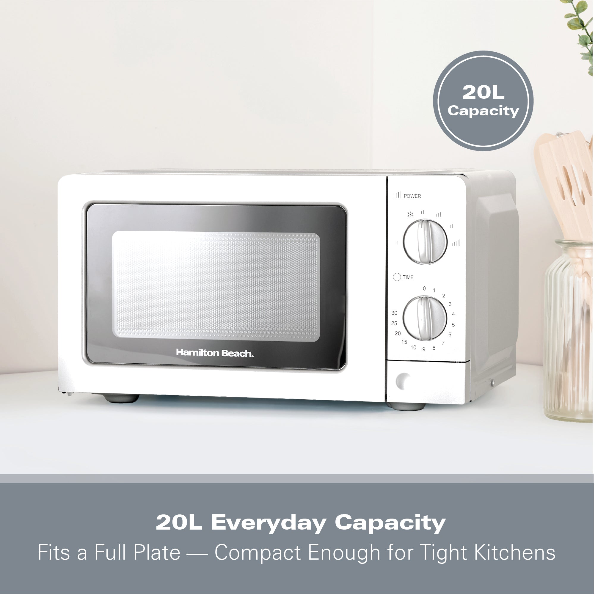Standard  20L Microwave - White