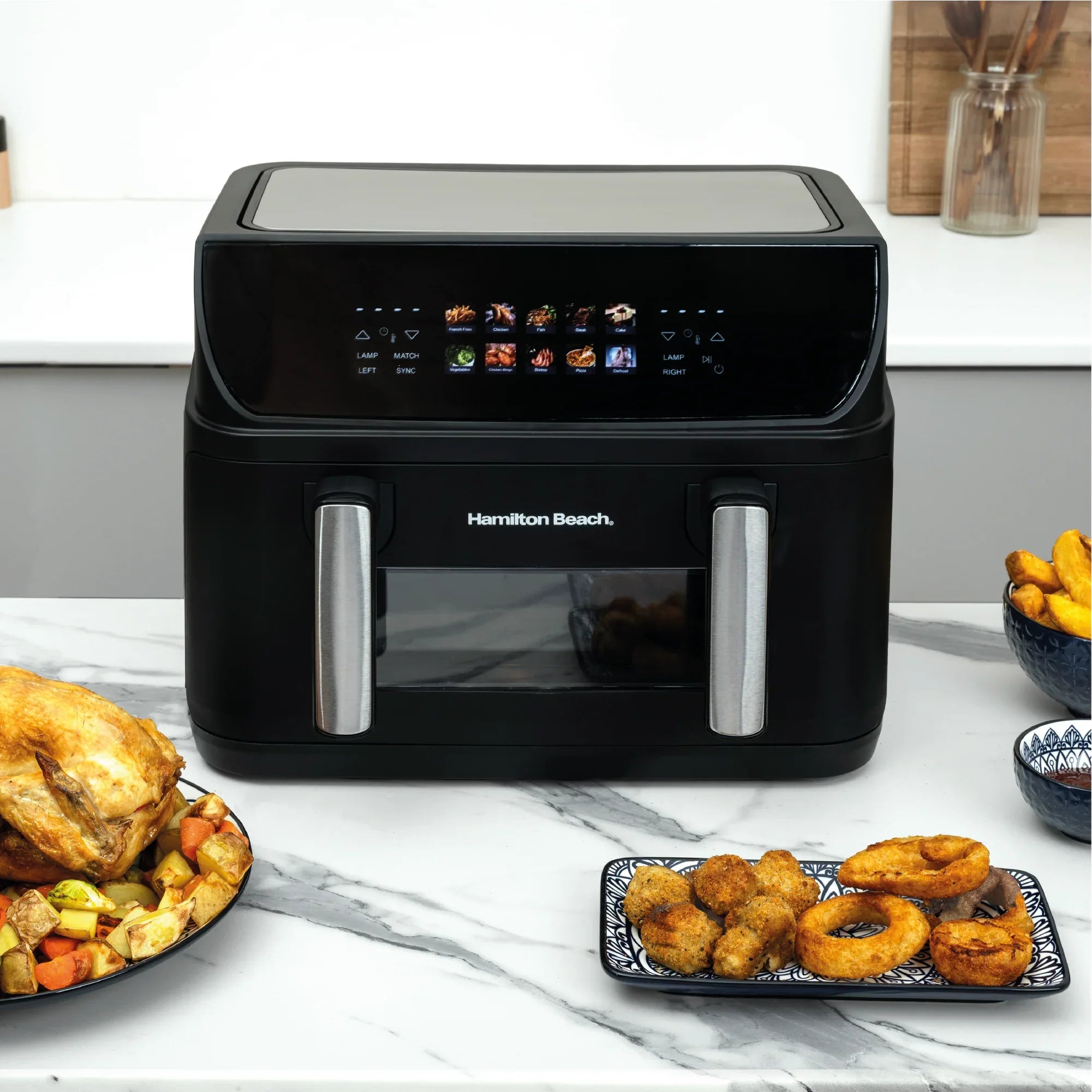 Hamilton Beach FlexiZone 10L Dual Air Fryer - Hamilton Beach UK