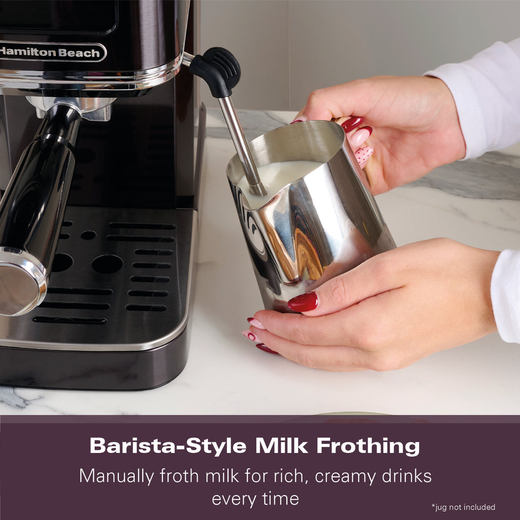 Hamilton Beach BaristaPro Touch 5-in-1  Espresso Machine Black