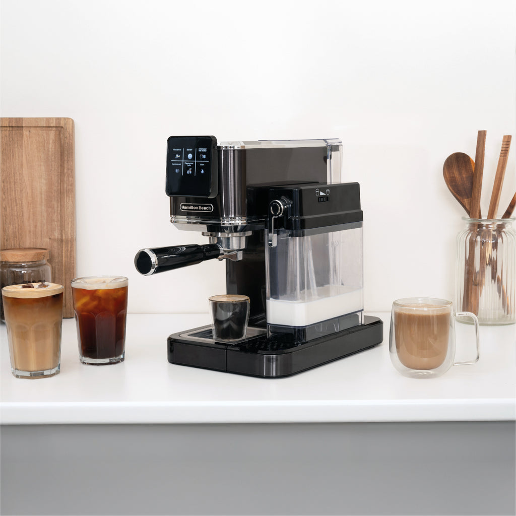 Hamilton Beach BaristaPro+ Touch 8-in-1 Espresso Machine Black
