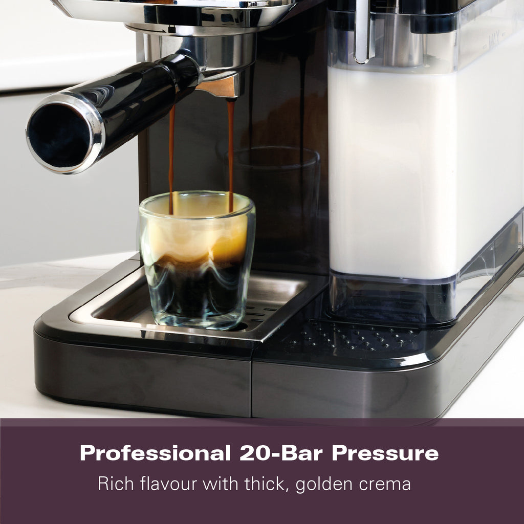 Hamilton Beach BaristaPro+ Touch 8-in-1 Espresso Machine Black