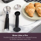 Hamilton Beach BaristaPro+ Touch 8-in-1 Espresso Machine Black