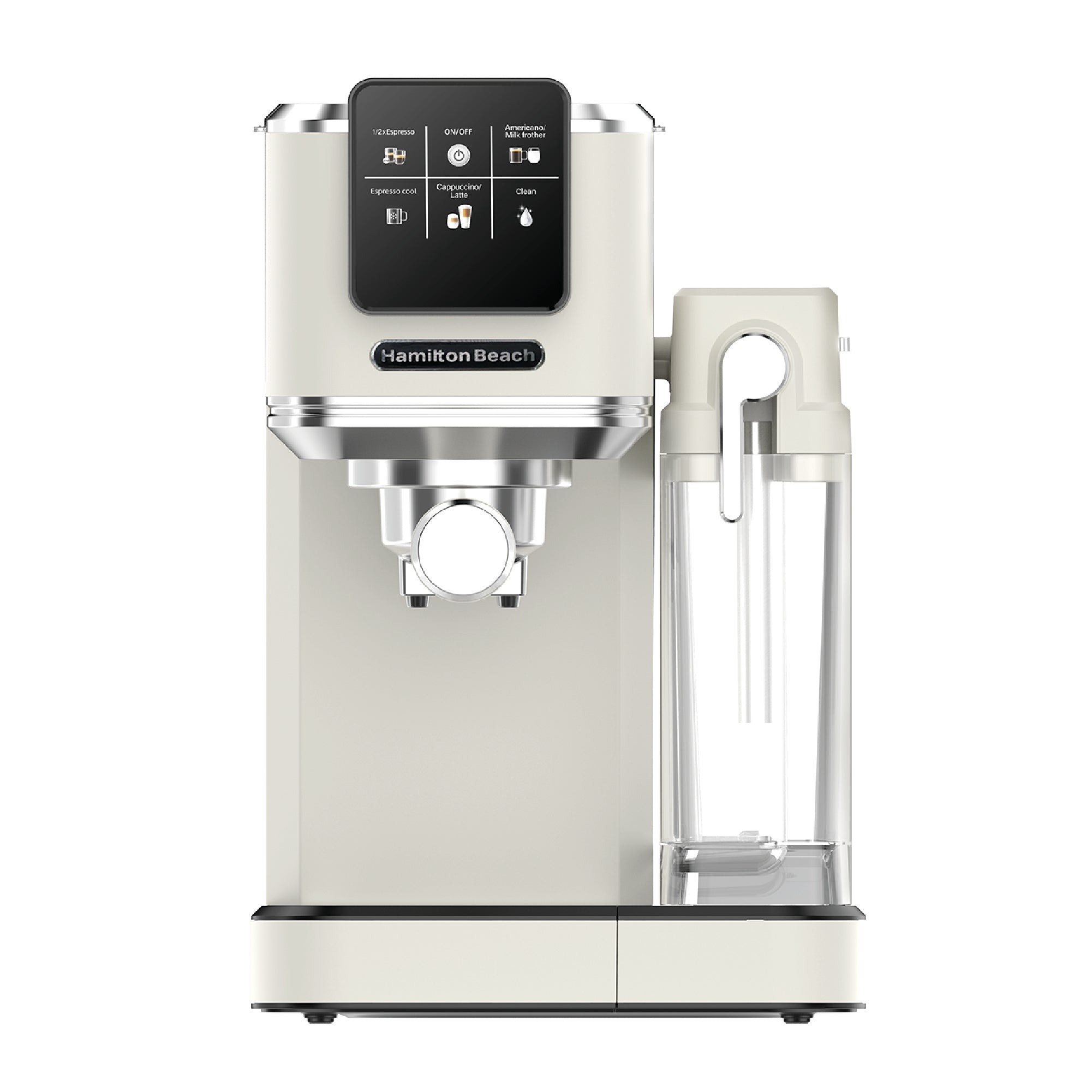 Hamilton Beach BaristaPro+ Touch 8-in-1 Espresso Machine Cream