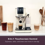 Hamilton Beach BaristaPro+ Touch 8-in-1 Espresso Machine Cream